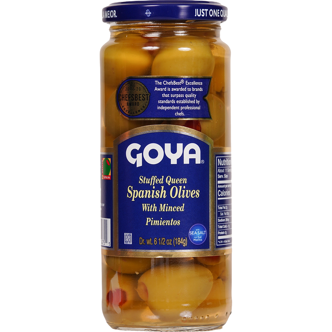 Goya Stuffed Queen Spanish Olives with Minced Pimientos