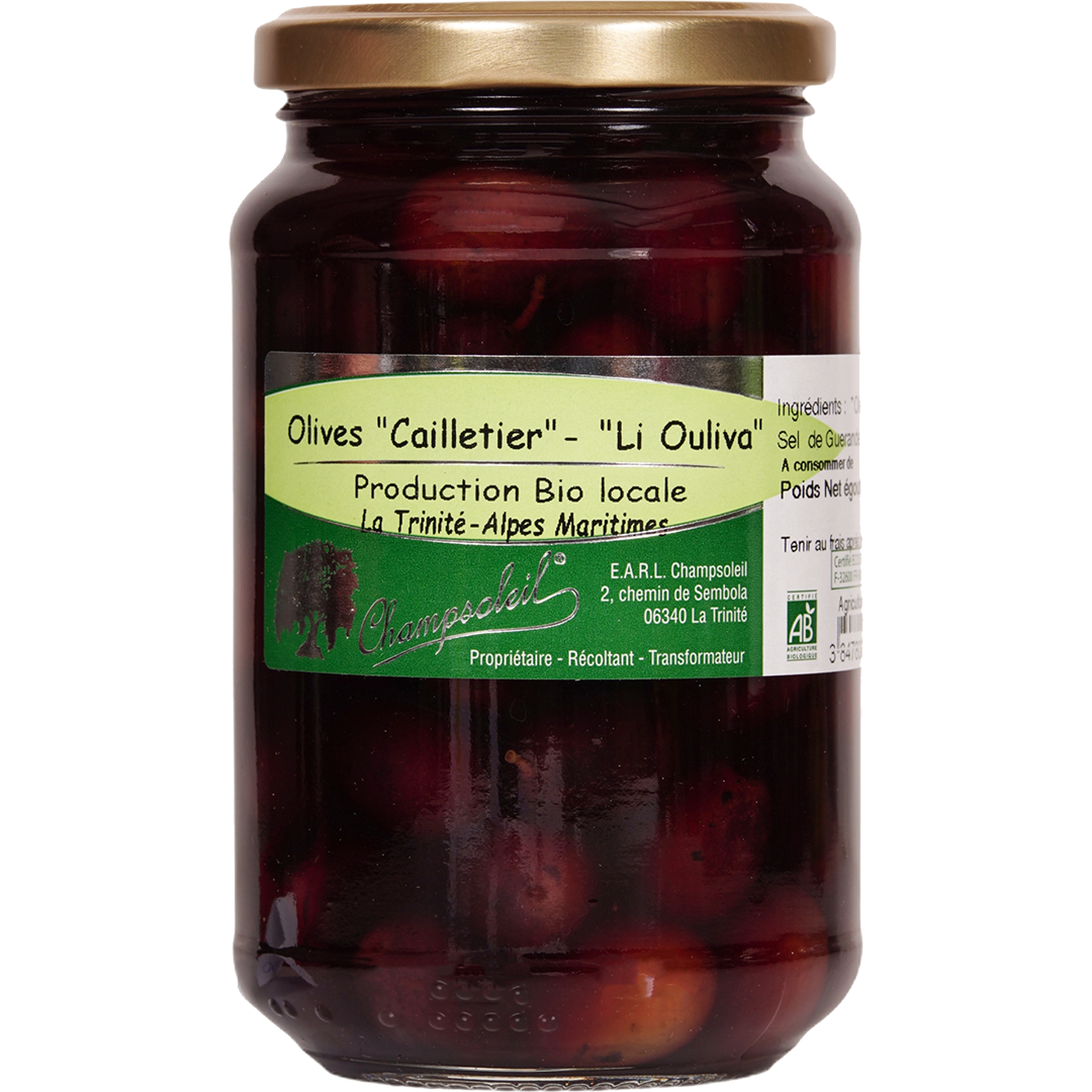 Olives “Cailletiez” “Li ouliva” Production Bio Locale