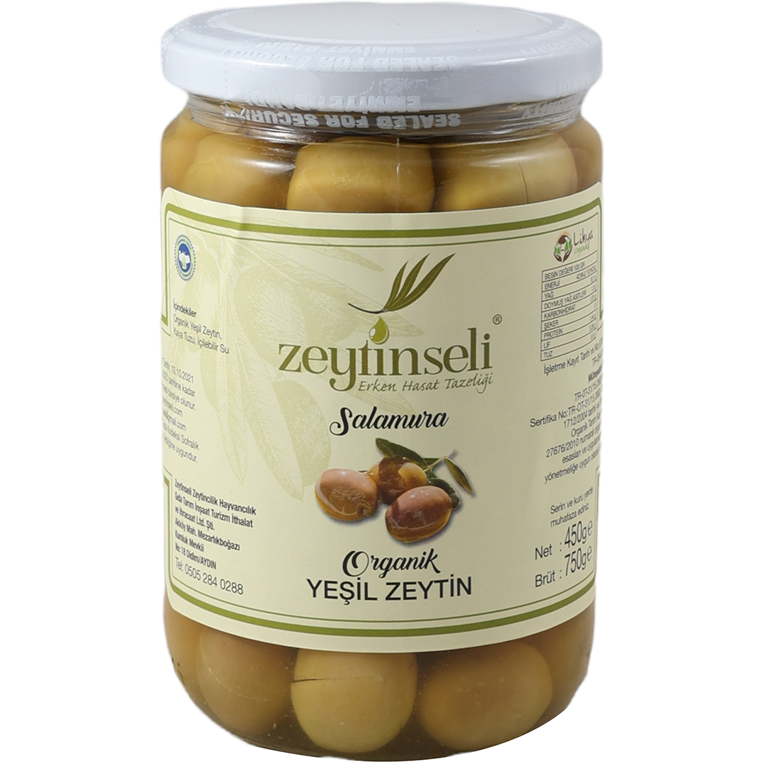 Zeytinseli Organic Yesil Zeytin