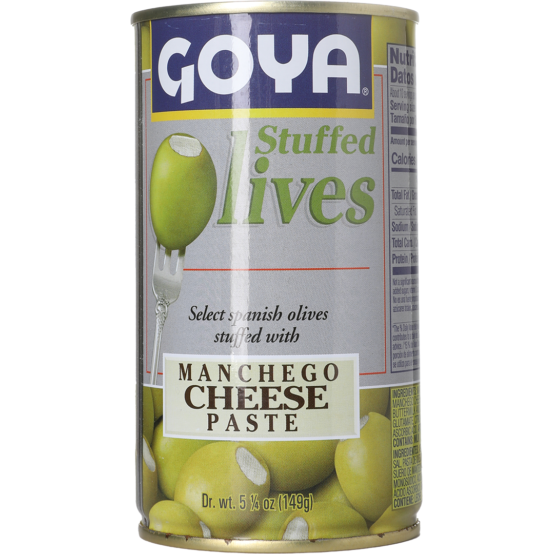 GOYA Manzanilla Olives Stuffed with Manchego Cheese Paste